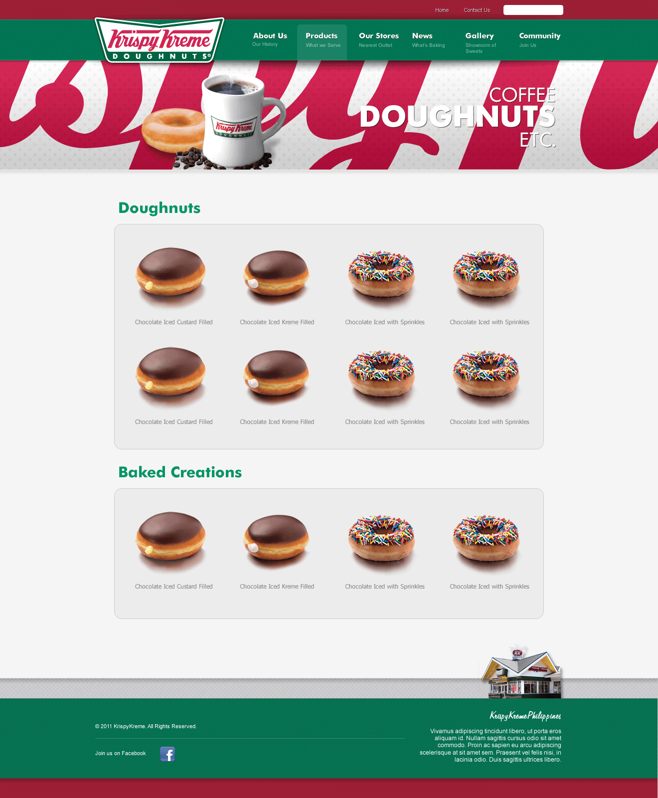 Krispy Kreme: products